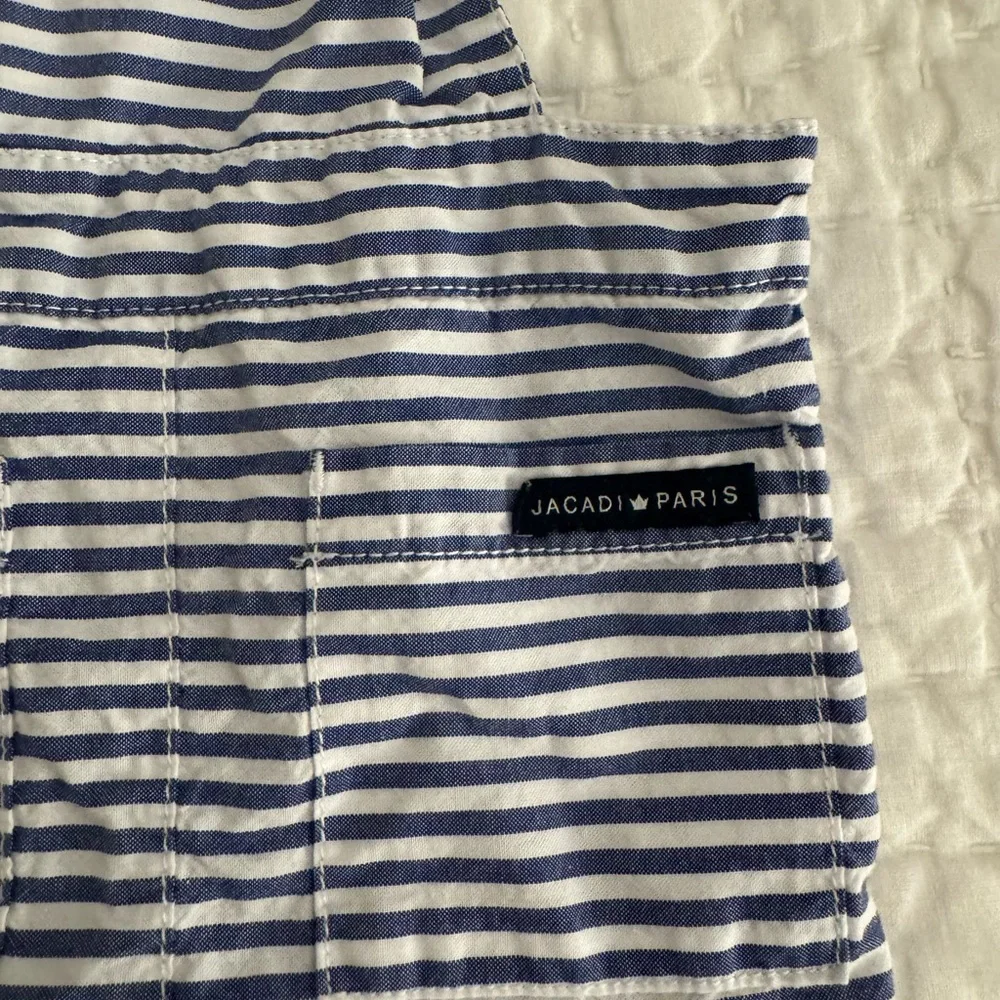 Jacadi Baby Stripe Short Overalls Size: 3-6 months in excellent condition - Picture 3 of 4